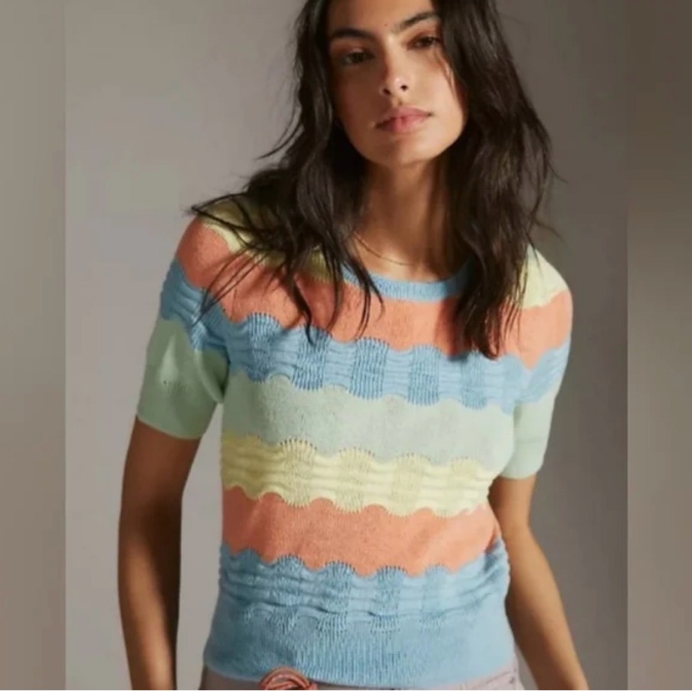 Anthropologie Anthropologie sweater EASTER spring summer size small